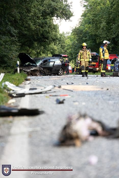 Einsatz: Schwerer Verkehrsunfall mit 12 Verletzten, Foto 2
