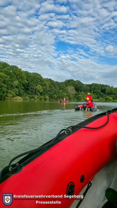 Einsatz: Vermisste Person im Mözener See, Foto 1