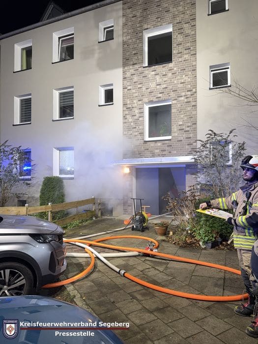 Einsatz: Kellerbrand in Ellerau, Foto 3